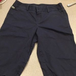 Lacoste navy blue Bermuda shorts. Size 38/ US 6.